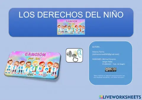 La canción de los derechos del niño