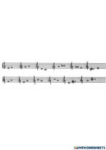 Reconocimiento de intervalos