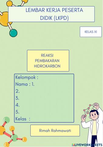 Reaksi Pembakaran Hidrokarbon