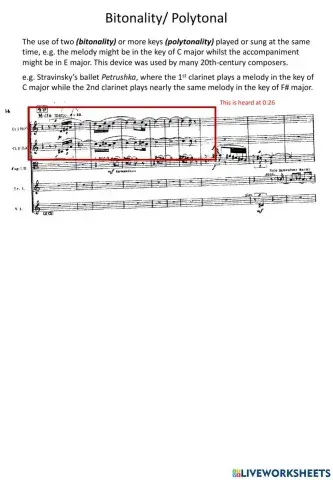 Bitonal and Polytonal