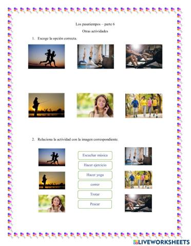 Actividades al aire libre