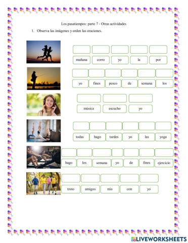 Actividades al aire libre