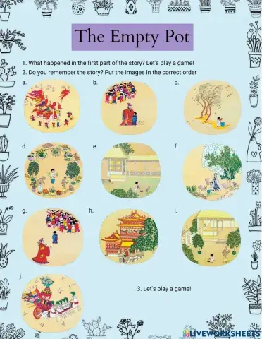 The Empty Pot: the first part