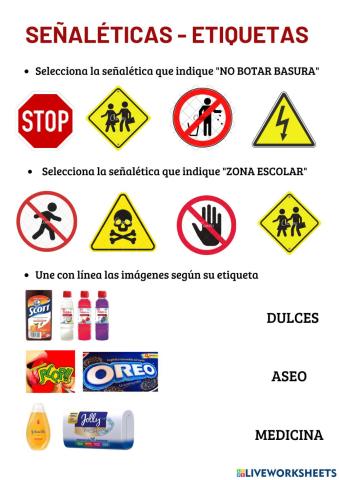 Señalizaciones - Etiquetas