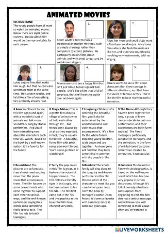 Animated Movies Reader