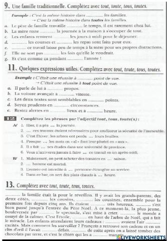 Adjectifs et pronoms indéfinis