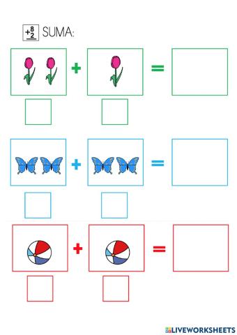 Sumas resultado menor o igual 5