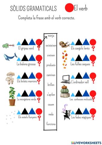 Sòlids gramaticals: El verb