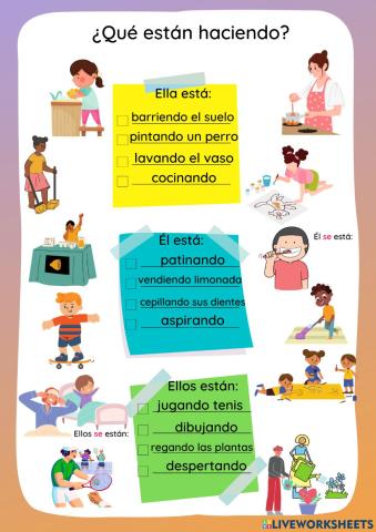 ¿Qué están haciendo?