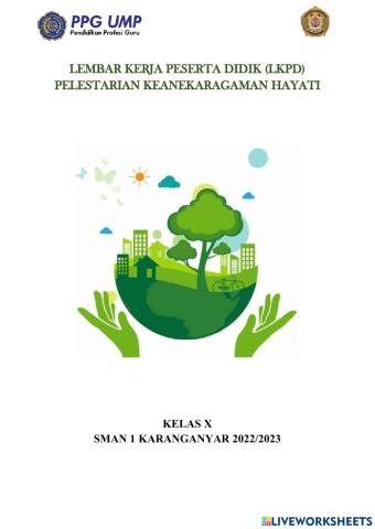 Lkpd pelestarian keanekaragaman hayati