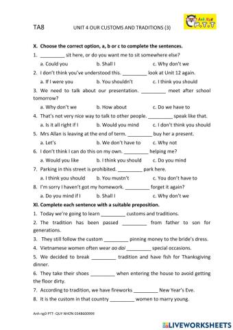 Ta8- unit 4 our customs and traditions-3
