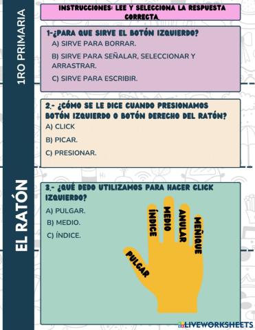 Características ratón.