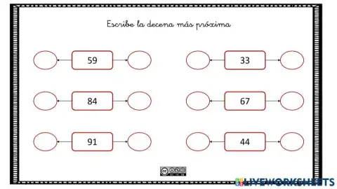 Aproximación a la decena