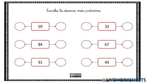 Aproximación a la decena
