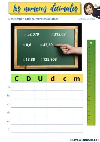 Los números decimales
