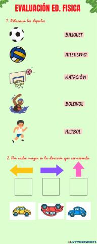 Evaluacion: ed. fisica