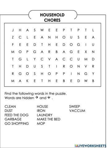Household chores