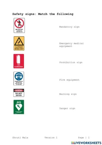 Safety Signs