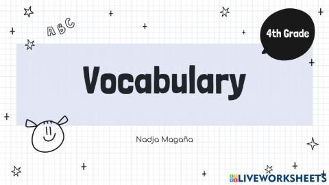 Vocabulary