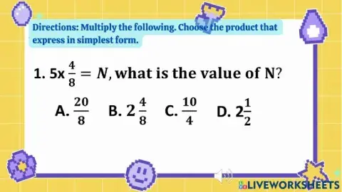 Multipllication of Fraction