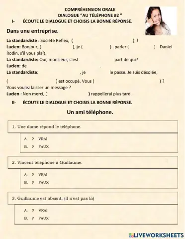 Compréhension orale