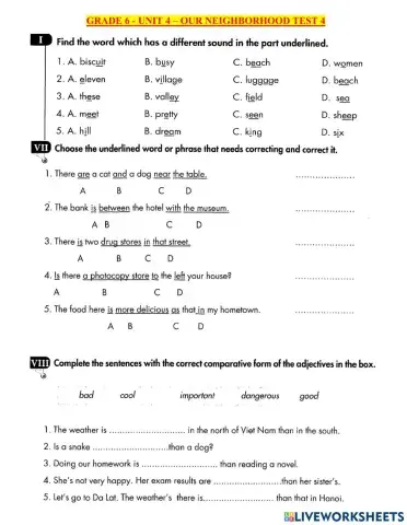 G6-review u4 test4 dg big4