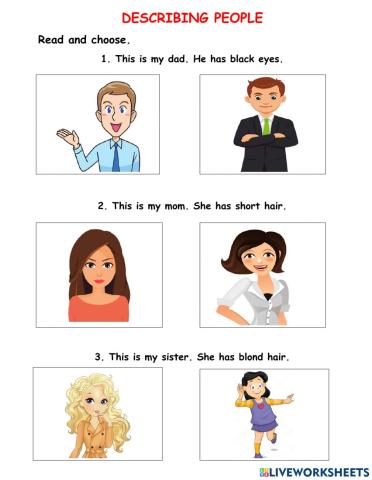 Describing people