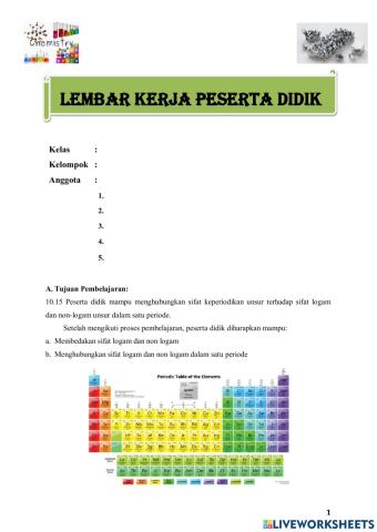 Lkpd sifat logam dan non logam