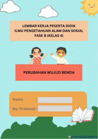 LKPD IPAS Fase b (Kelas 4) Perubahan Wujud Benda