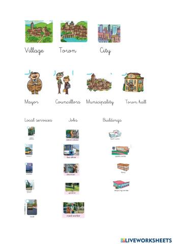 Vocabulary about neighbourhood