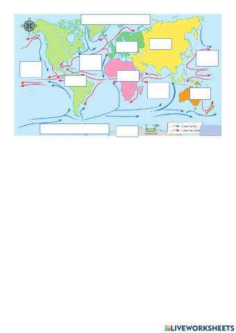 Océanos y continentes