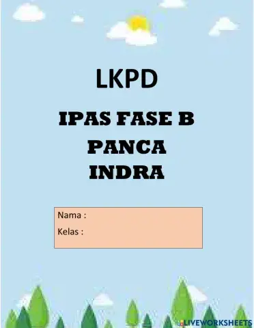 LKPD Panca Indra Fase B