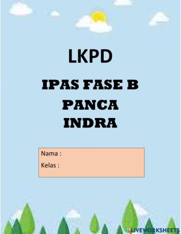 LKPD Panca Indra Fase B