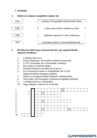 Füst-ölő feladatlap 1.