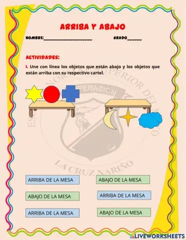 FIcha Arriba Abajo - 1ro
