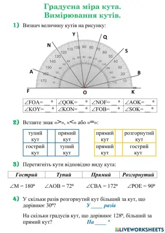 Вимірювання кутів