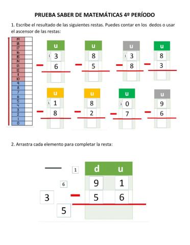 Prueba Saber cuarto período