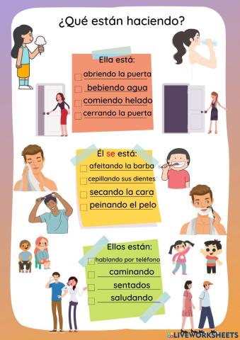 ¿Qué están haciendo?