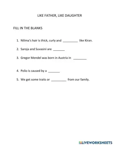 Like father like daughter