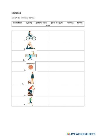 IE0, Unit 8, Grammar and Vocabulary, Exercise 1
