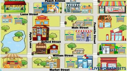 Shops and directions