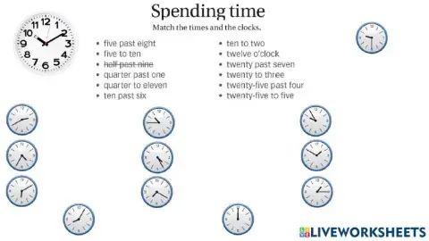 Spending time and present simple negative