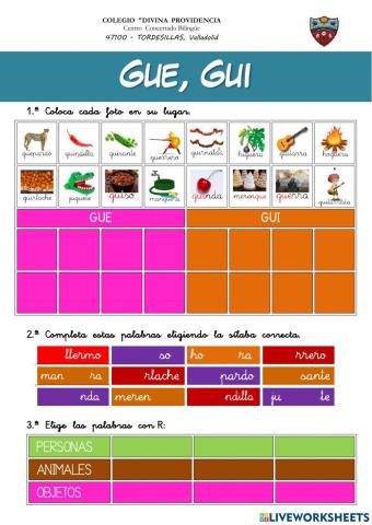 37.- ORTOGRAFÍA: GUE y GUI