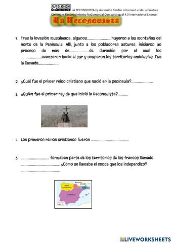 La reconquista en españa