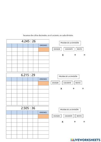 División posicional