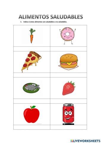 Alimentos saludables