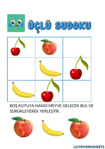 Meyvelerke sudoku 2