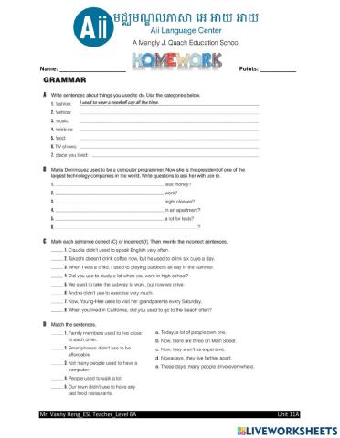 WL2 4th Edition-Unit 11B-HW15