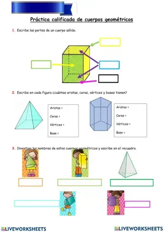 Cuerpos Geométricos - Cuarto Grado Primaria