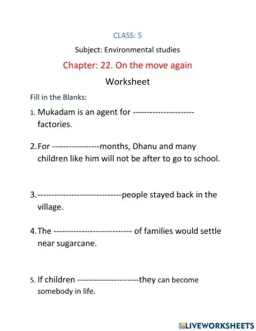 22.On the move again